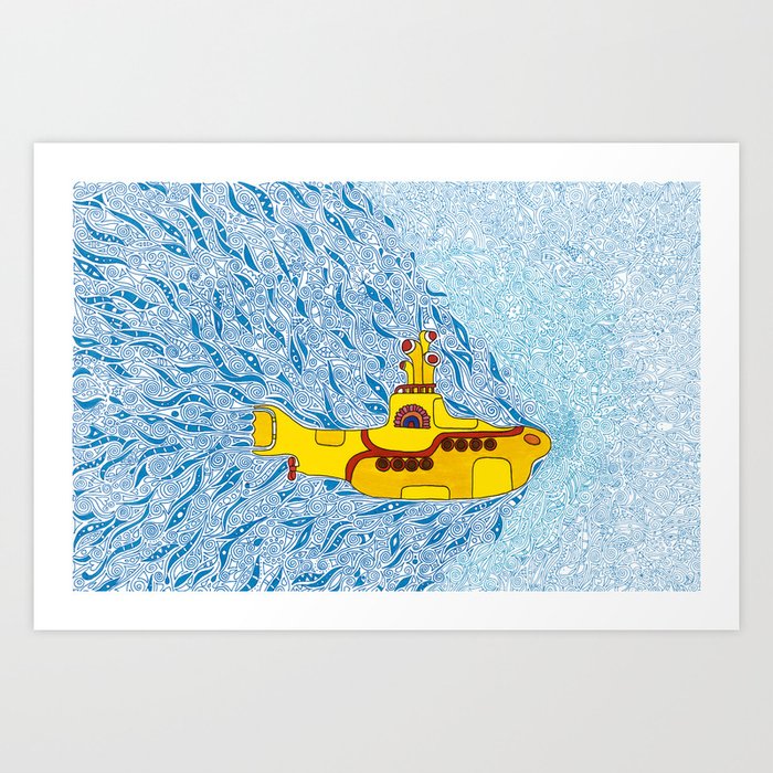 My Yellow Submarine Kunstdrucke My Yellow Submarine Kunstdrucke