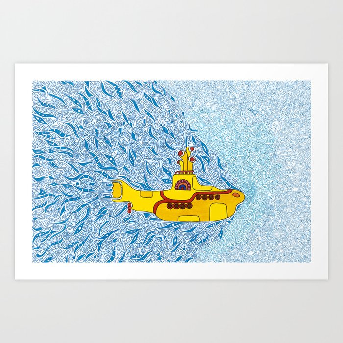 My Yellow Submarine Art Print