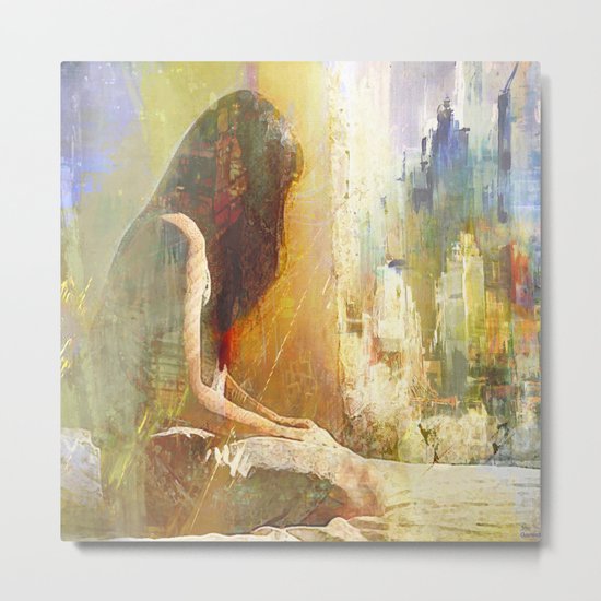 And you are not here with me Metal Print