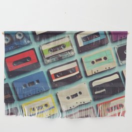 Vintage Cassette Tapes Wall Hanging
