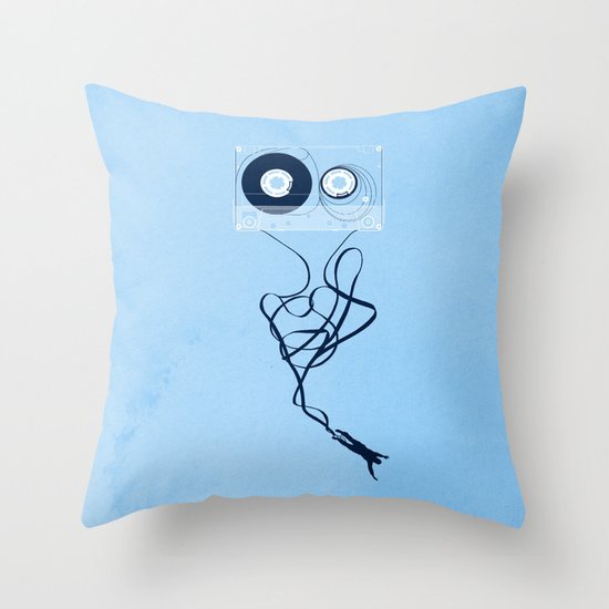 Fast Forward Throw Pillow