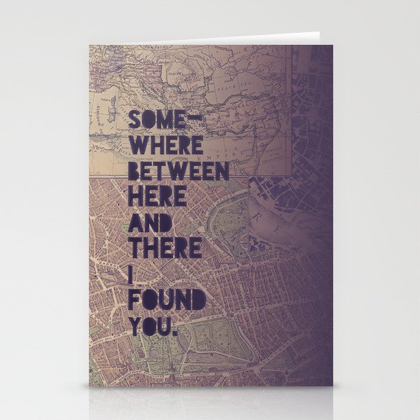 Here & There Stationery Cards