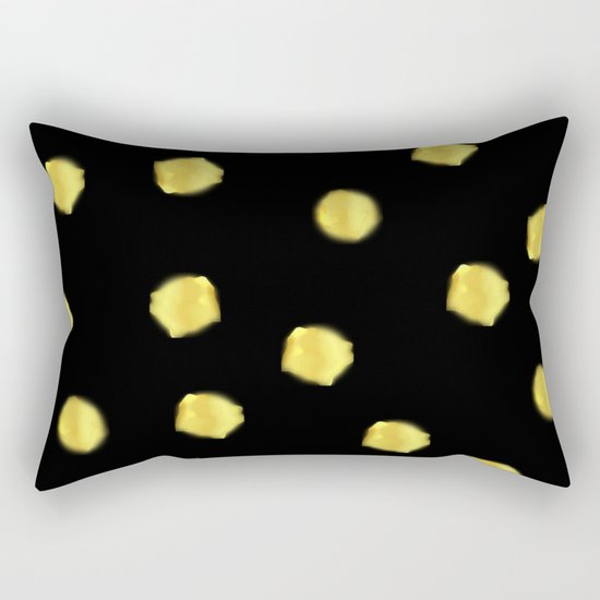 Gold pearls Rectangular Pillow