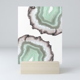 Light Water Agate Mini Art Print