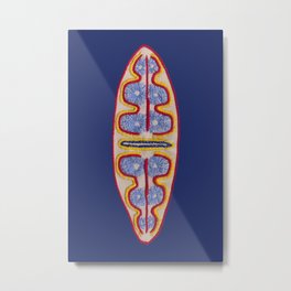 Diatom nr3 Metal Print | Oceanlife, Patterns, Abstract, Shapes, Abstractart, Handstitched, Microscope, Scienceart, Colorful, Organism 