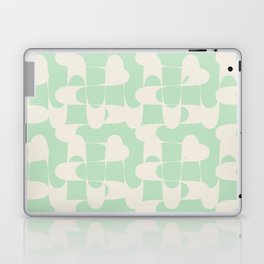 tipped midcentury in mint Laptop Skin