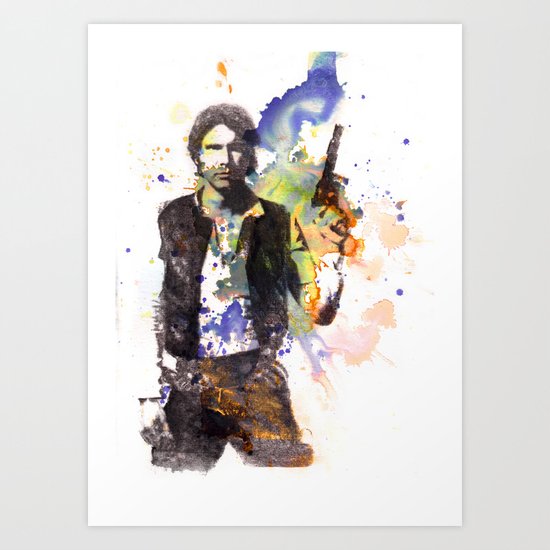 Han Solo From Star Wars Art Print