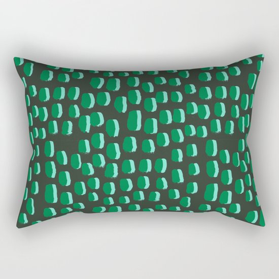Abstract pattern dots minimal modern home decor minimalist design for dorm college office Rectangular Pillow