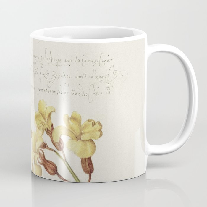 Vintage calligraphic floral art Coffee Mug