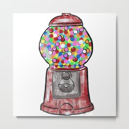 Gumball Machine Metal Print