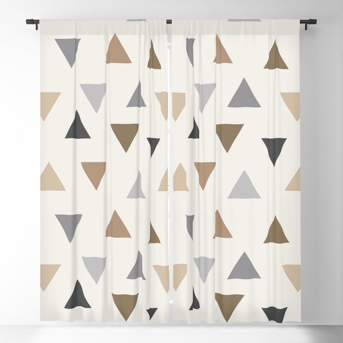 Brown And Grey Colors Blackout Curtain, Brown And Gray Blackout Curtains