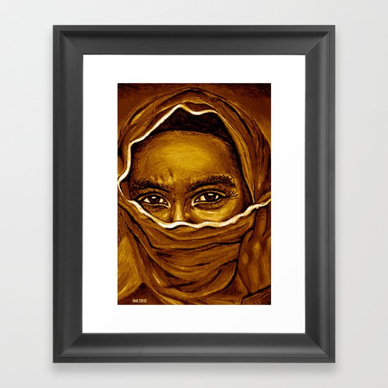 islam style2! Framed Art Print