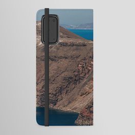 Coastline of Santorini | Volcanic Island & the Sea | Cycladic Islands of Greece, Europe | Landscape and Travel Photography Android Wallet Case