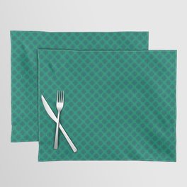 Fuzzy Dots Green Placemat