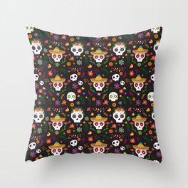 Day of the dead 2 Throw Pillow