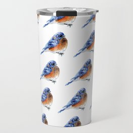 A Squat Bluebird Travel Mug