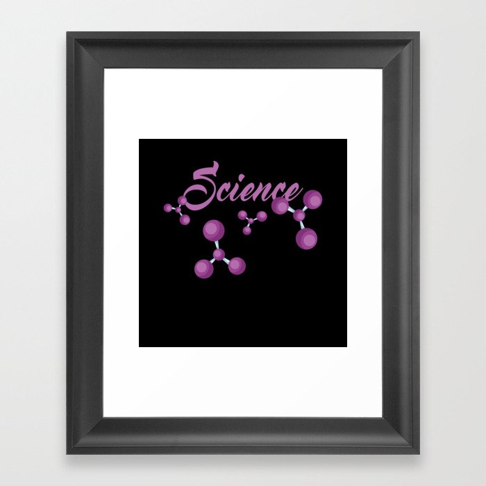 Science Shirt, Science Lover T-Shirt, Science Tee, Science Gift, Funny Science Shirt Framed Art Print