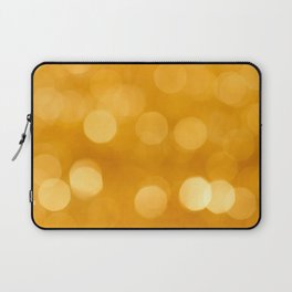 Blurred Golden Yellow Pattern  Laptop Sleeve