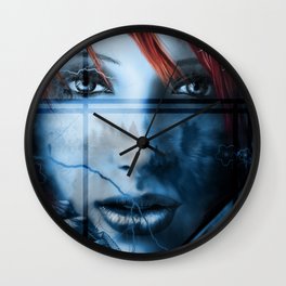 Forest Eyes Wall Clock