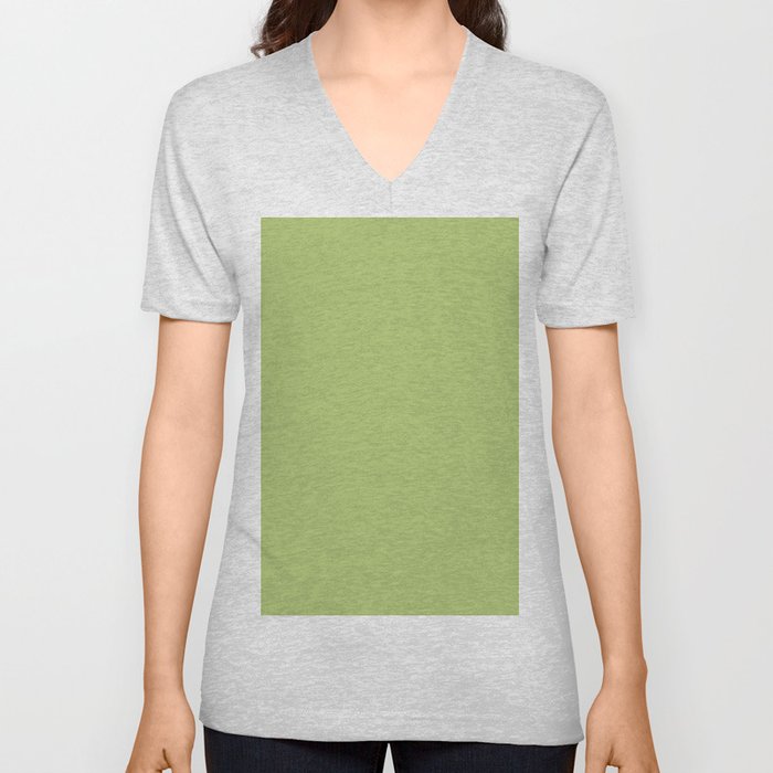 Sweetgrass Green V Neck T Shirt