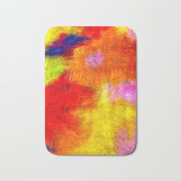 VIBRANT SCORCHED ABSTRACT Bath Mat | Abstractart, Sablecolor, Coralcolored, Wallcolor, Bright, Nature, Lukefranklindesigns, Orangecolor, Sunny, Vibrantcolors 