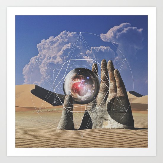Holy Hand Art Print