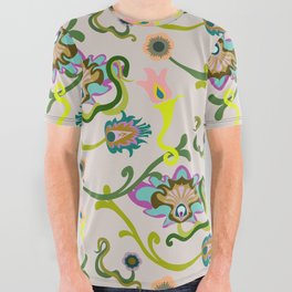 Polskie Floral All Over Graphic Tee
