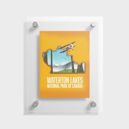 Waterton Lakes National Park of Canada Floating Acrylic Print