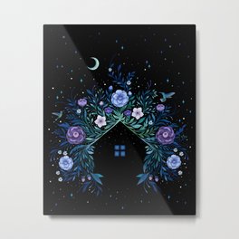 Tiny House - Nighty Metal Print