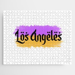 Los Angeles (Typography Design) Jigsaw Puzzle