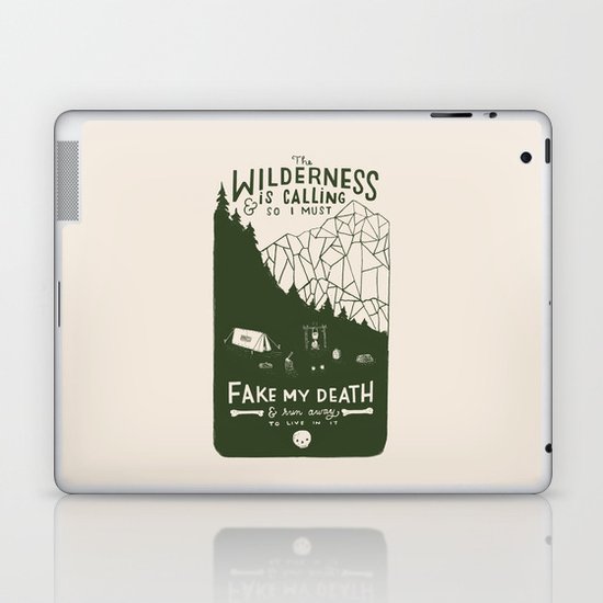 The Wilderness is Calling Laptop & iPad Skin
