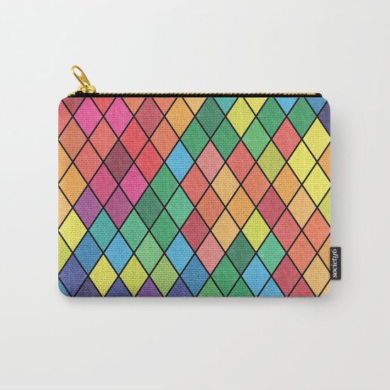 Lovely geometric Pattern X Carry-All Pouch