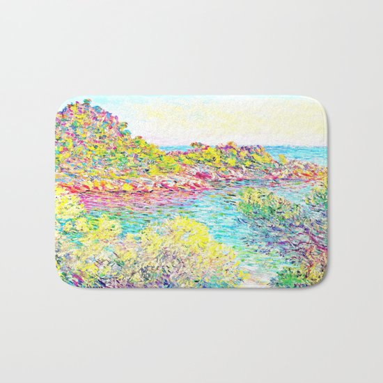 MONET : Landscape Near Montecarlo Bath Mat
