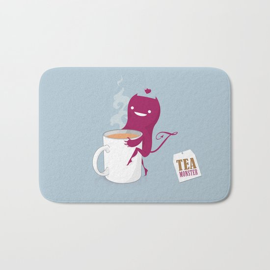 Tea Monster Bath Mat