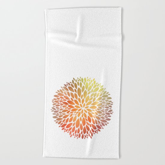 Petal Burst #7 Beach Towel