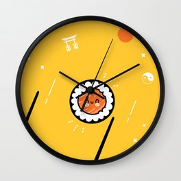 sweet japanese food sushi Wall Clock