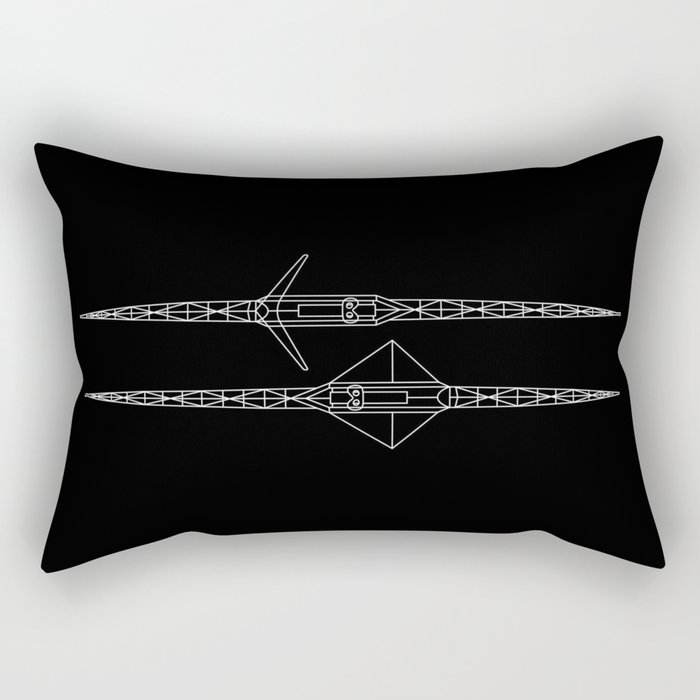 Two Single Scull Rowing boats 1 Rectangular Pillow
