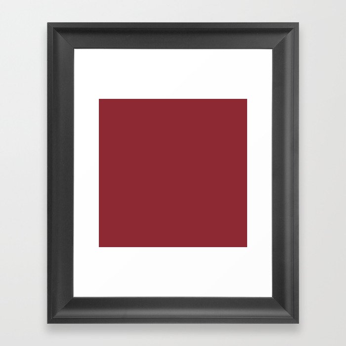 Red Port Framed Art Print