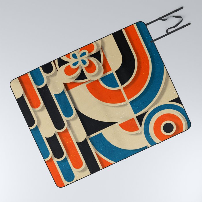 Perpetual Motion Machine Modern Geometric Abstract Illustration