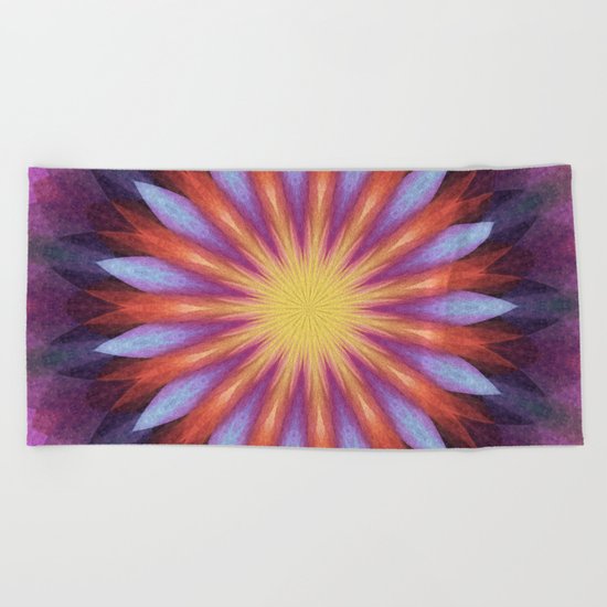 Flowernova Beach Towel