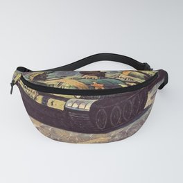 Freedom to imagine, Tiananmen Square, Tank Man, freedom, liberty, human rights landscape painting Fanny Pack
