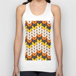 Colorful Knitted Wool Tank Top