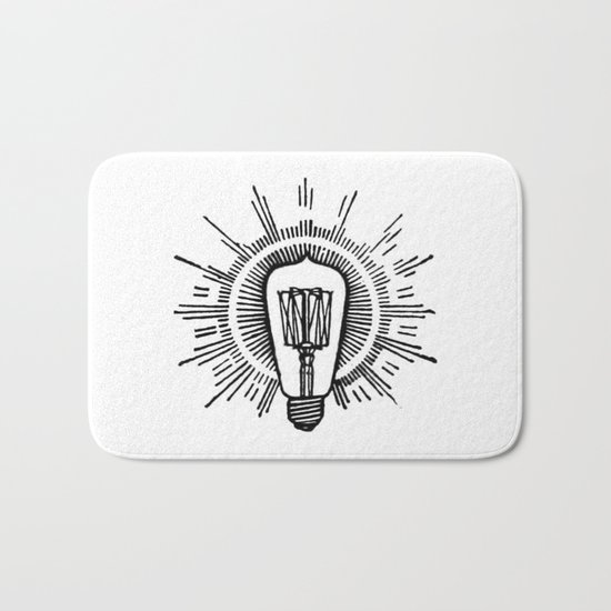 Lightbulb Bath Mat