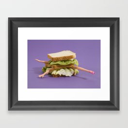 Ultraviolet Sandwich Doll Framed Art Print