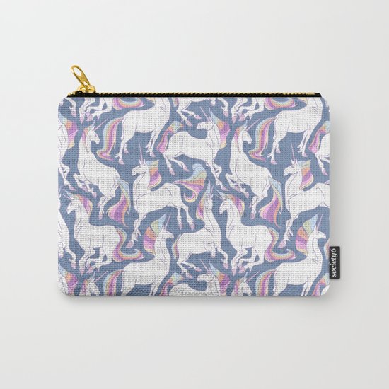 Rainbow unicorns ready for the weekend. Carry-All Pouch