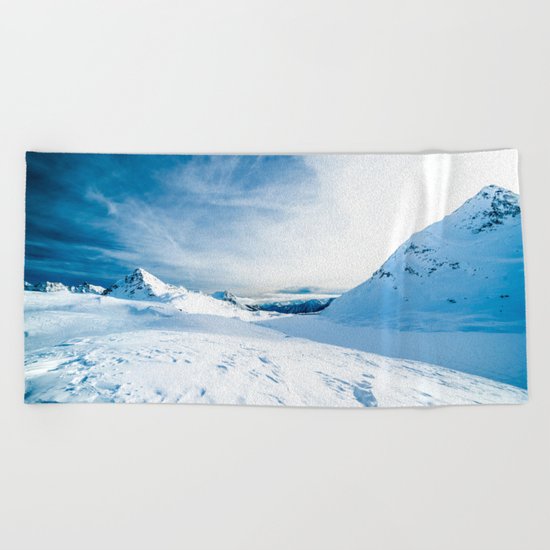 White Mountain 3 Beach Towel