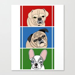 SK DOGS Canvas Print