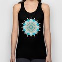 Mandala fleur, bleu by rosaleedesign