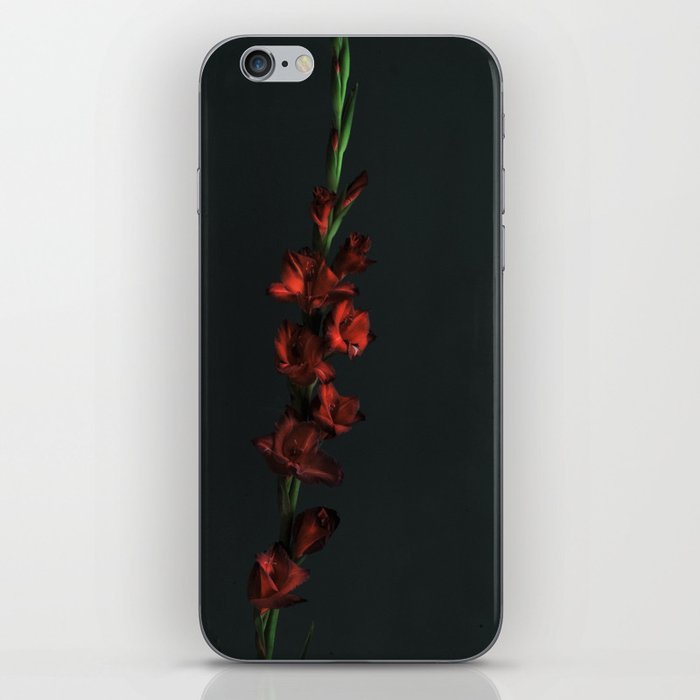 Gladiolus <<>> red powerfull flower  iPhone Skin