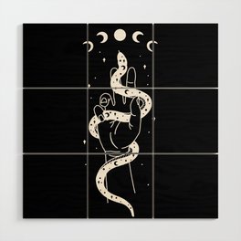 Celestial Snake Wood Wall Art